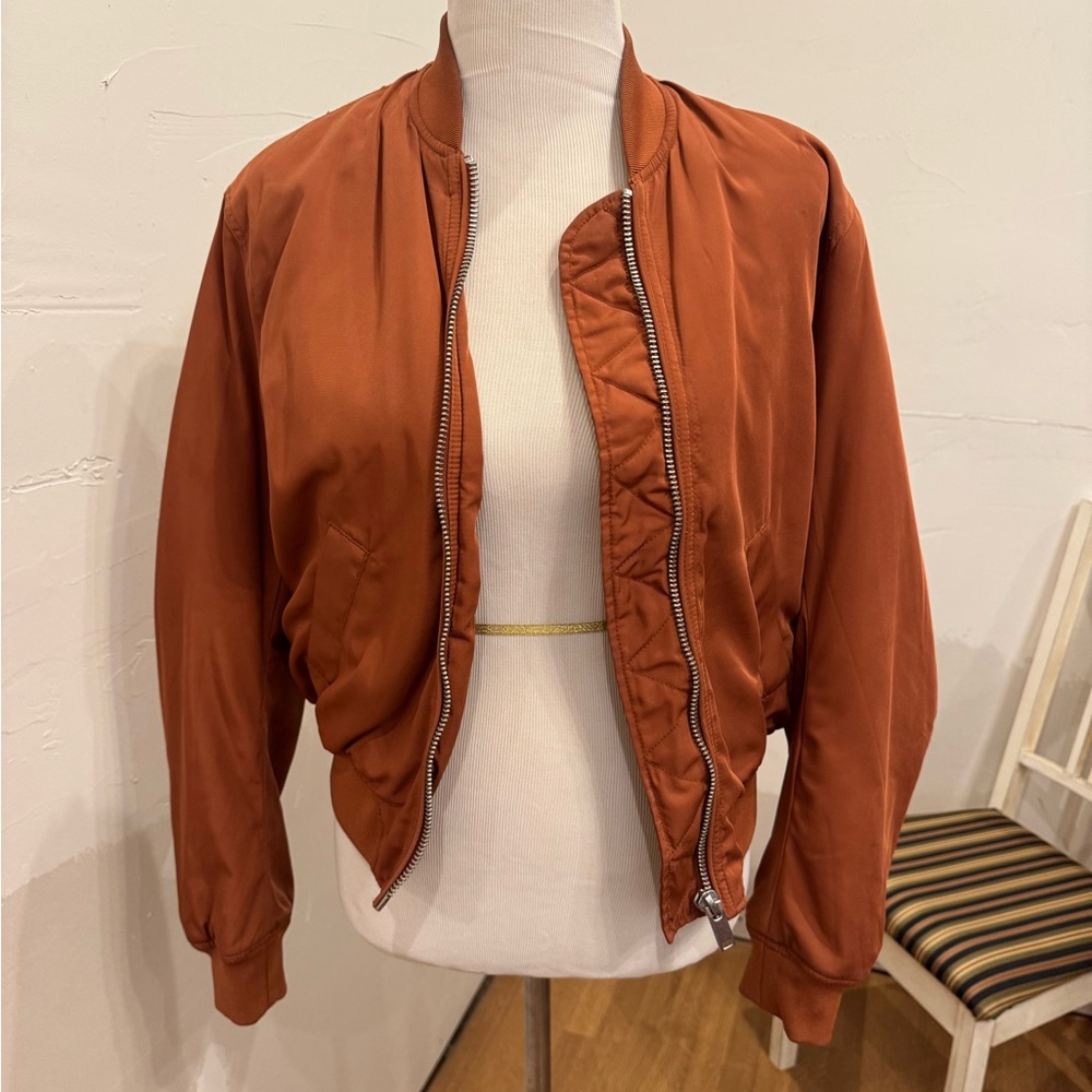 H&M Terracotta Bomber Jacket